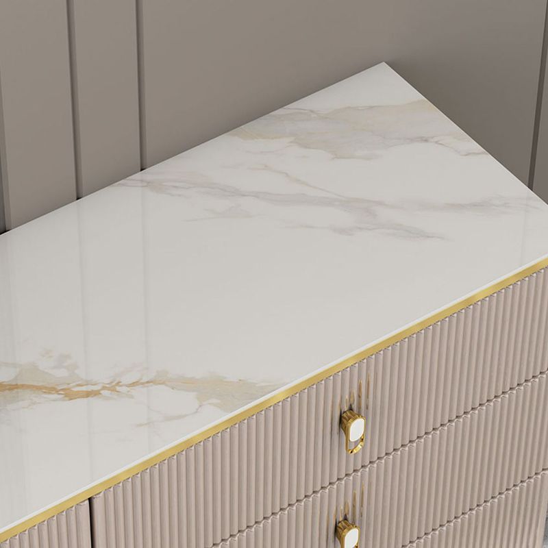 Classic Glam Dresser Wooden Storage Chest Dresser with 6 Drawers