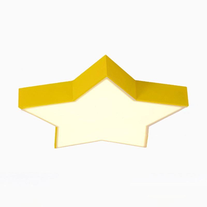 Plafonnier LED Simplicity Star en acrylique pour chambre d'enfant