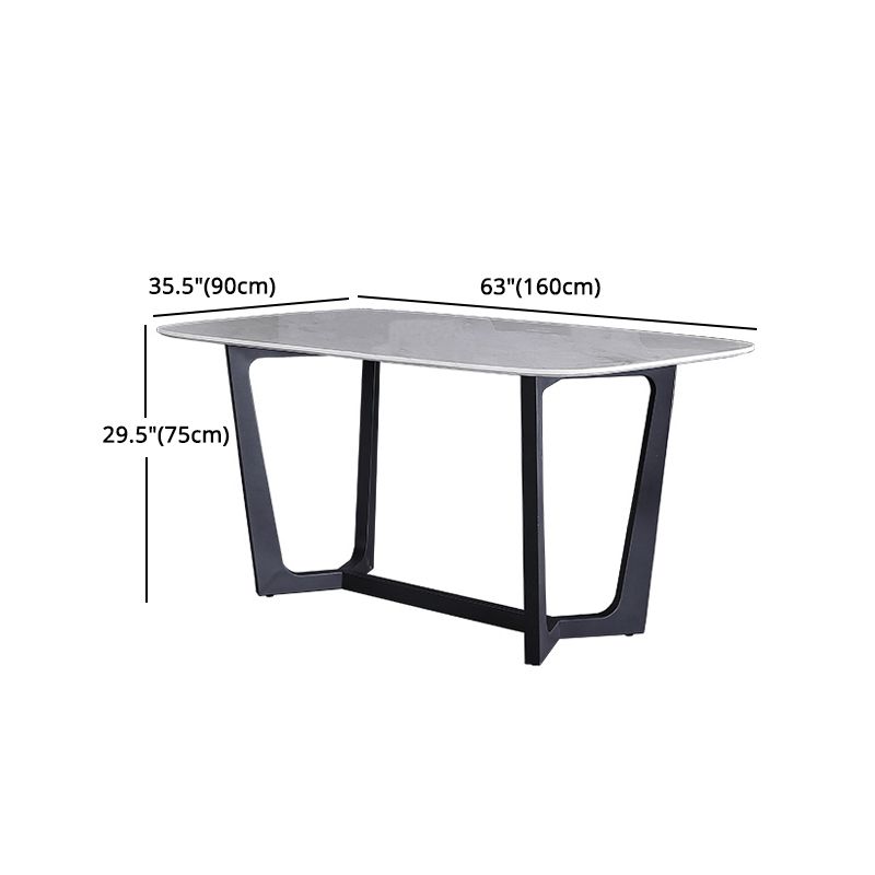 Modern 1/4/6/7 Pieces Dining Set Sintered Stone Dining Table Set for Home