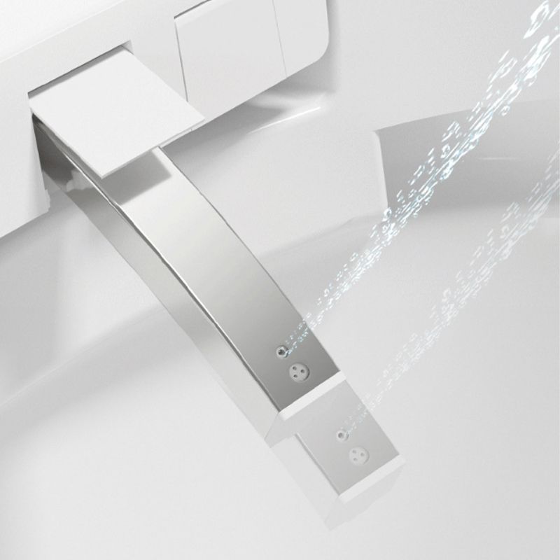 Modern Wall Hung Toilet Bowl Polished Finish Toilet with Heated Seat