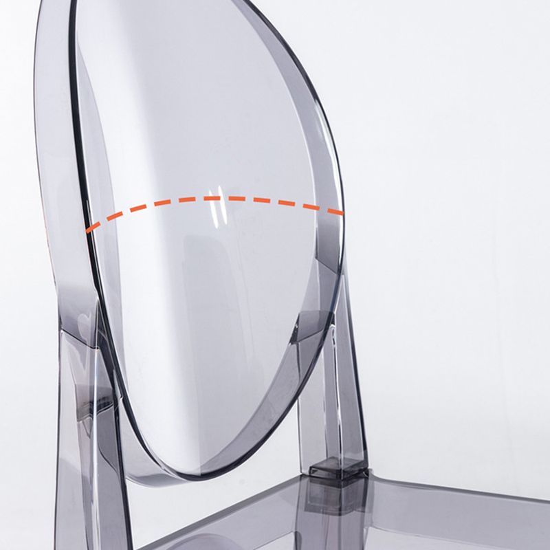 Modern Style Plastic Counter Stool Footrest Furniture in Matte Finish for Indoor