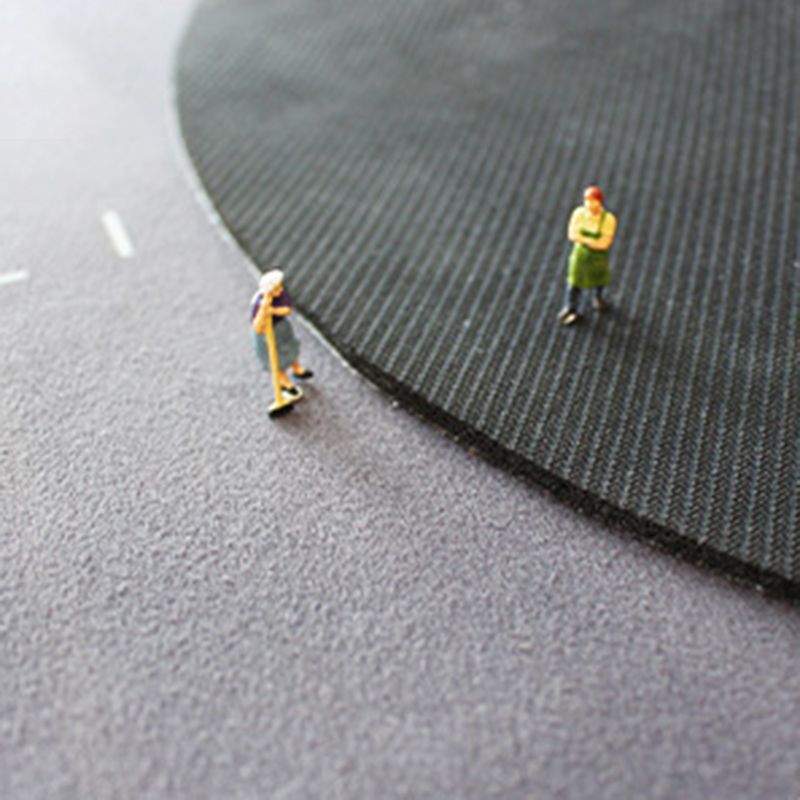 Grey Line Carpet Polyester Modern Carpet Washable Carpet for Living Room