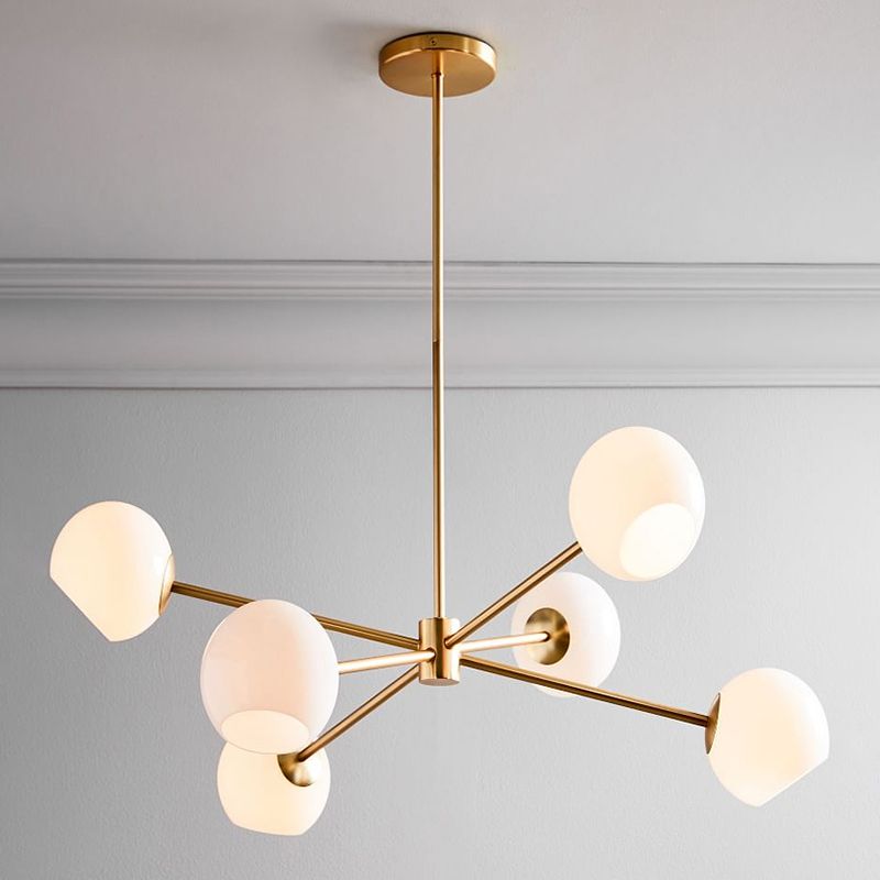 6/8/10 Lichten Kroonluchter Lamp Goud Simplicity Suspension Hanglamp