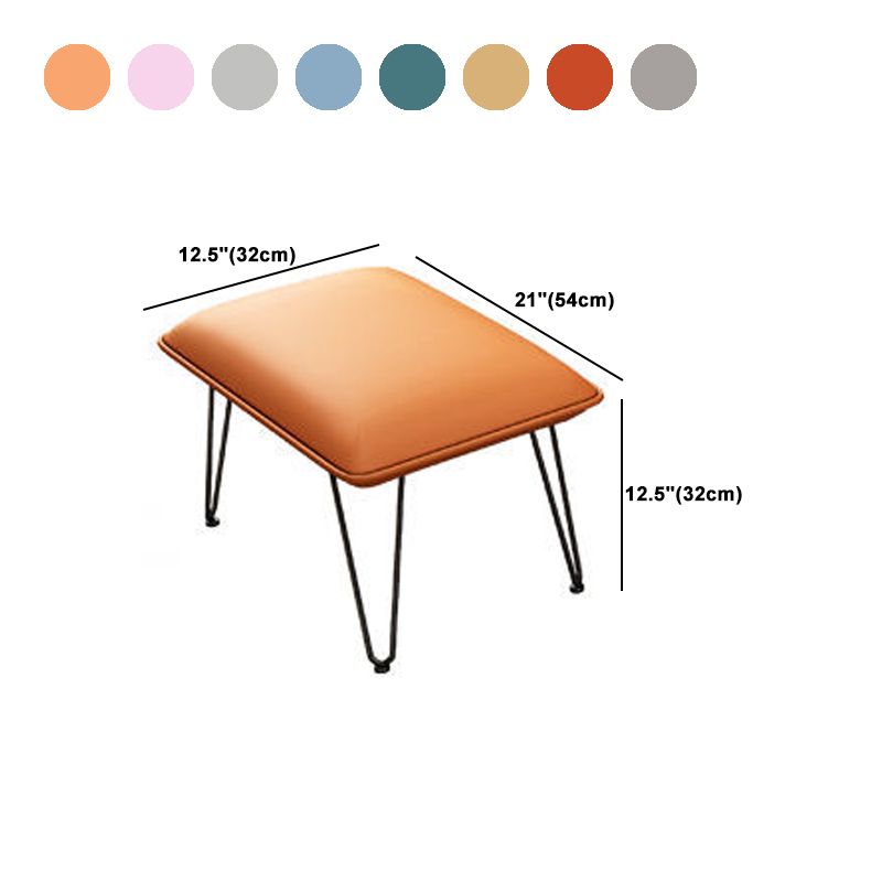 Modern Style Rocking Chair Upholstered Faux Leather Rocking Accent Chair Chair