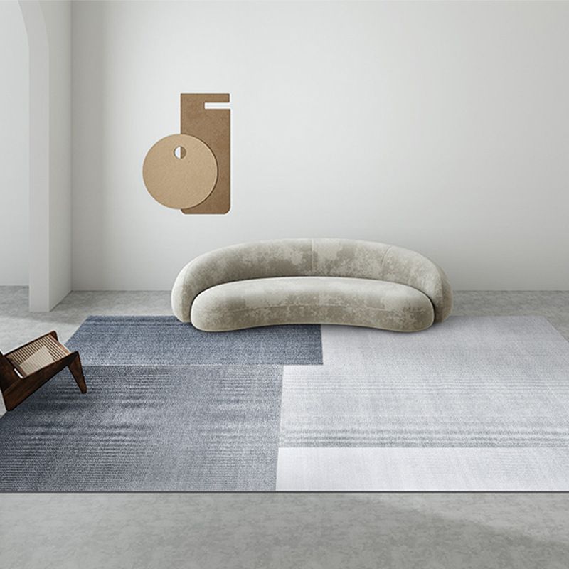 Abstract Pattern Rug Stain Resistant Rectangle Shape Rug for Home Decor