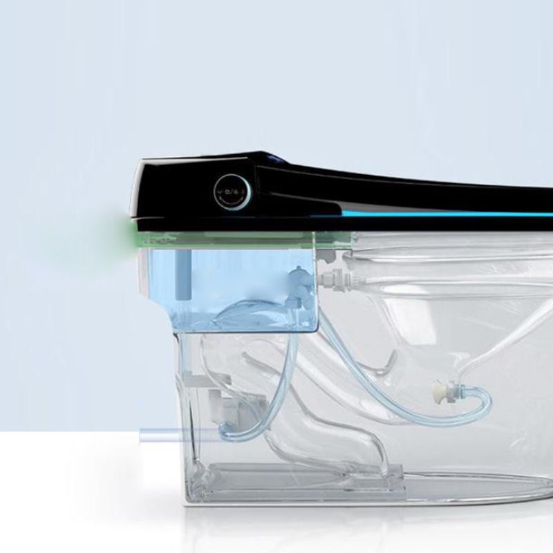 Contemporary Siphon Jet Flush Toilet Heated Seat Included Toilet Bowl for Bathroom