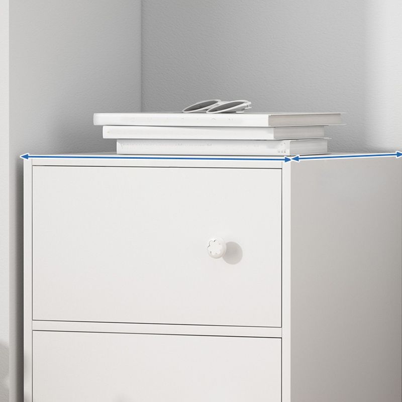 Minimalist Wooden Accent Cabinet Rectangle Storage Cabinet with Drawer