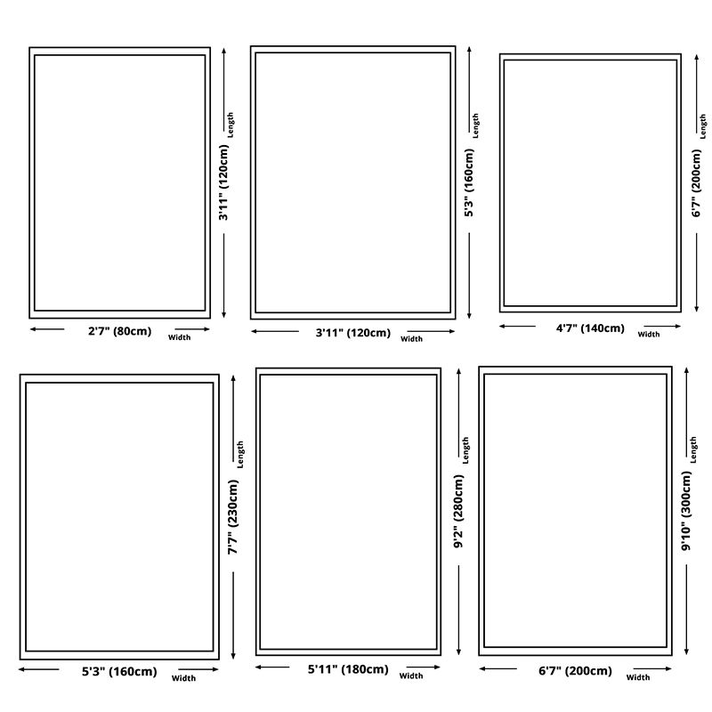 Grey Tone Geometric Lines Rug Polyester Carpet Relaxing Anti-Slip Backing Indoor Rug for Living Room