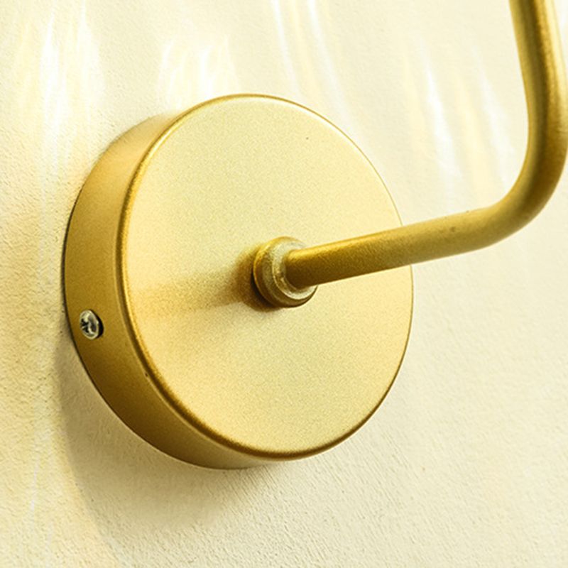 Industrial Style Ball Shape Wall Sconce Glass 1 Light Sconces for Dining Room