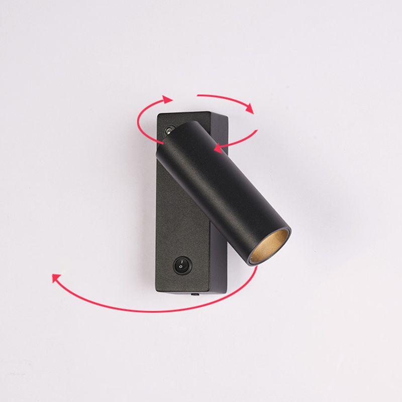 Modern Style Adjustable Wall Sconce Light with Acrylic Shade for Bedroom