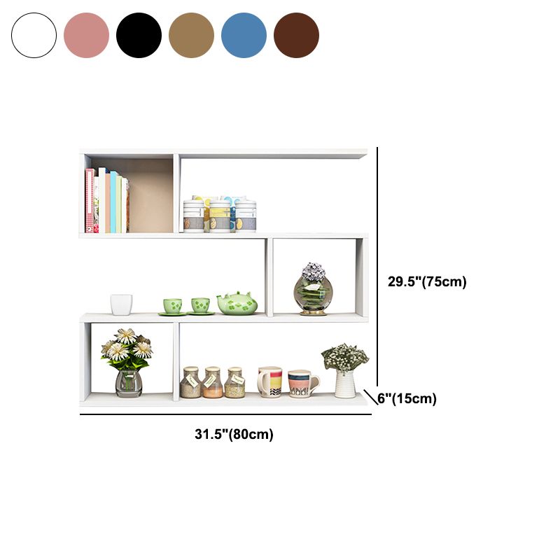 Floating Shelf Bookcase Engineered Wood Book Shelf for Study Room