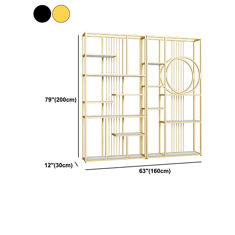 Libreria etagere aperta industriale telaio in ferro -scaffale in legno fabbricato scaffale