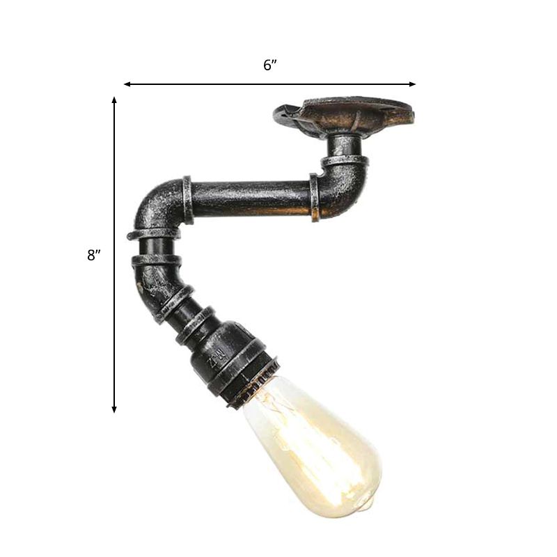 Lampada del soffitto in metallo a tubo intrecciato 1 1 bronzo antico in ottone/antico bronzo in argento/antico