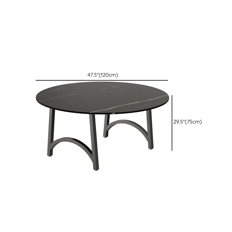 Modern Furniture 1/2/3/5/7/9 Pieces Sintered Stone Dining Set in Black