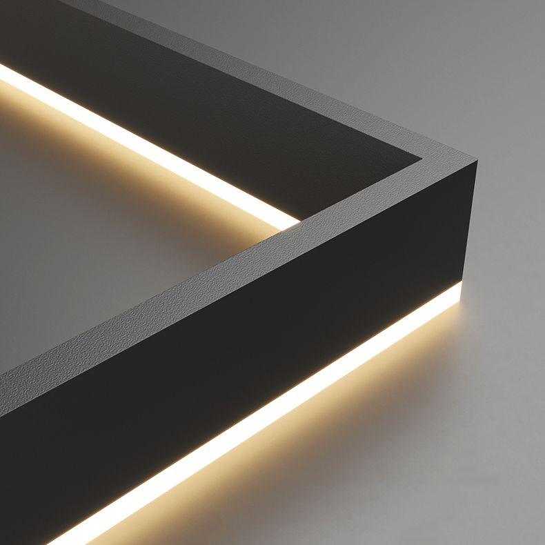 Lumières de lustre en forme carrée moderne