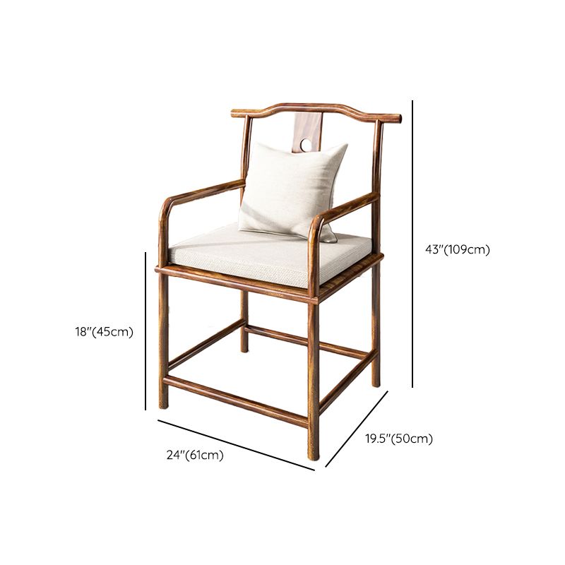 Contemporary Style Chair Wood Dining Accent Chair for Kitchen