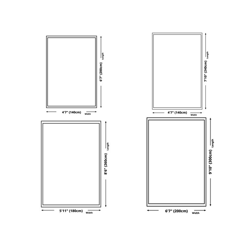 Orange Powder Modern Carpet PVC Striped Carpet Washable Carpet for Living Room