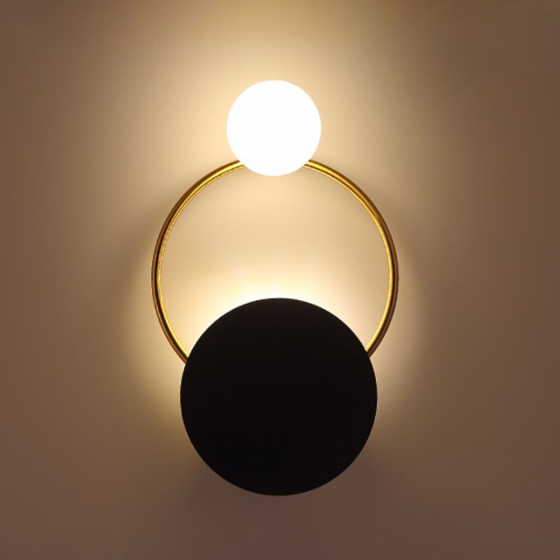 Wohnzimmer Wandleuchte postmoderne Metallglas 2 Kopfleuchte Leuchte montierte Leuchte