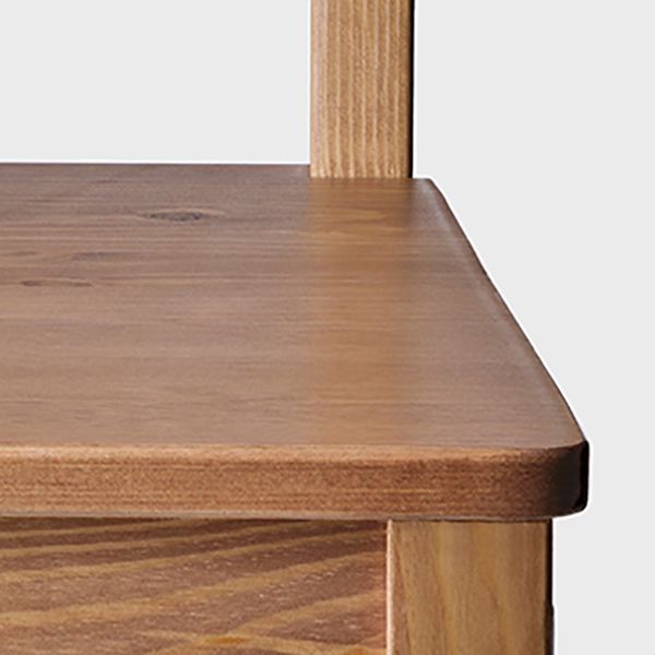 Dining Room Armless Dining Chair Solid Wood Ladder Back Side Chair