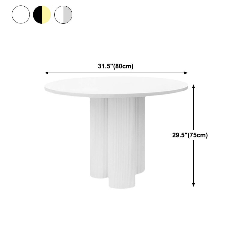Round Stone Dining Table Contemporary Dining Table for Dining Room