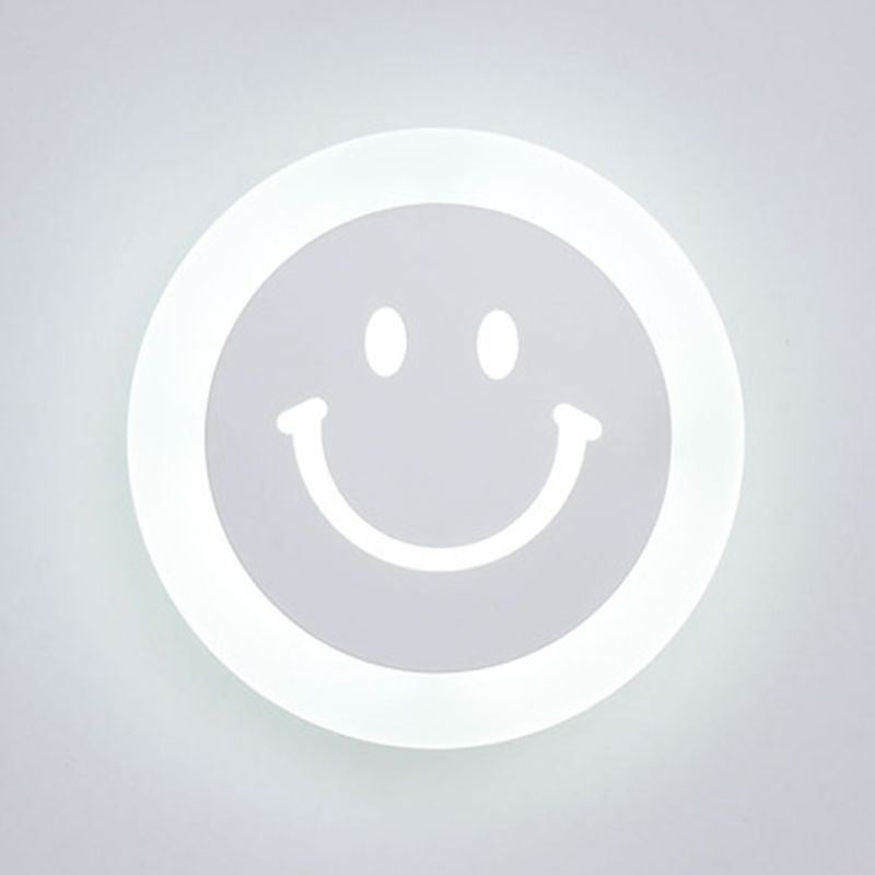 Moderne minimalistische stijl ronde schijf muur licht stonzes acryl sconce lichten voor woonkamer