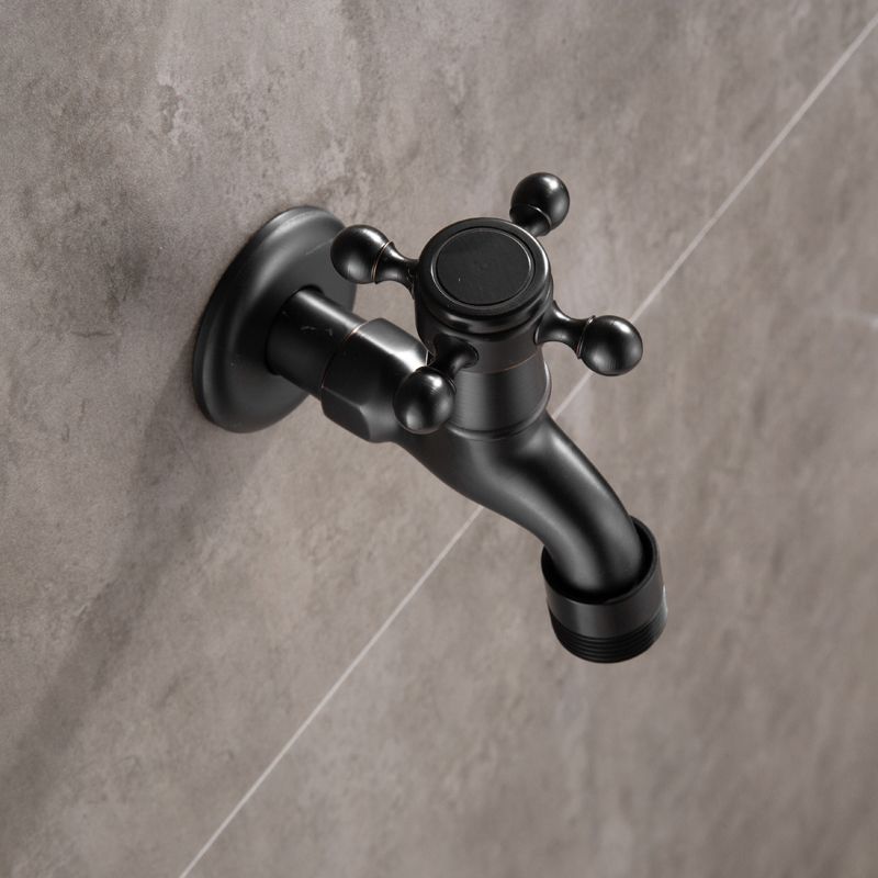 Widespread Bathroom Sink Faucet Wall Mounted Cross Handle Faucet