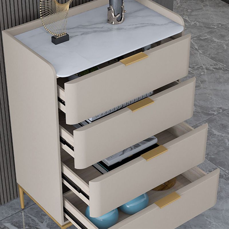 15.74" Wide Solid Wood Accent Chest with Drawers and Straight Legs Chest