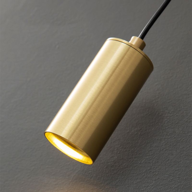 Minimalism LED Wall Sconce 2-Light Brass Sconce Lighting for Bedroom
