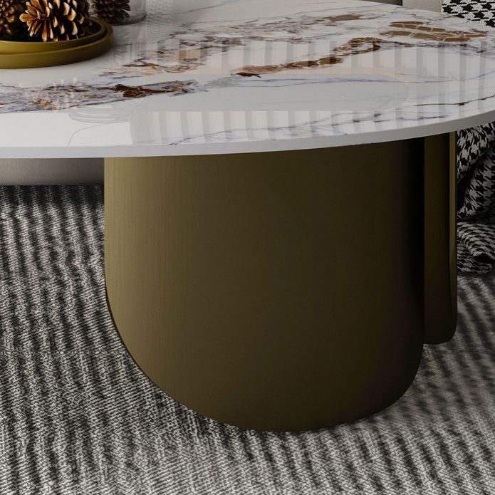 Abstract Coffee Table Slate Top Geometric Coffee Coffee or End Table