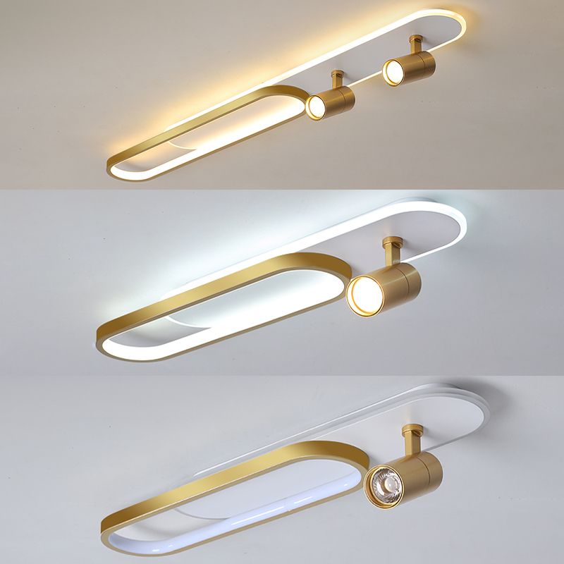 Ultra-dunne Lineaire Flush Mount Metal LED New Modern Flush Ceiling Light voor de Hallway