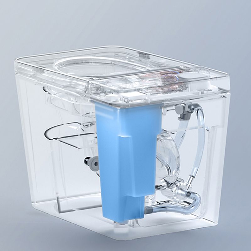 Modern Floor Mount Flush Toilet Siphon Jet Urine Toilet with Heated Seat for Bathroom