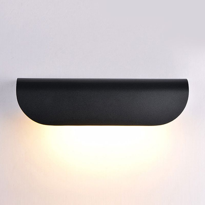 1 Light Geometric Wall Lamp Simplicity Metal Wall Mounted Light Fixture