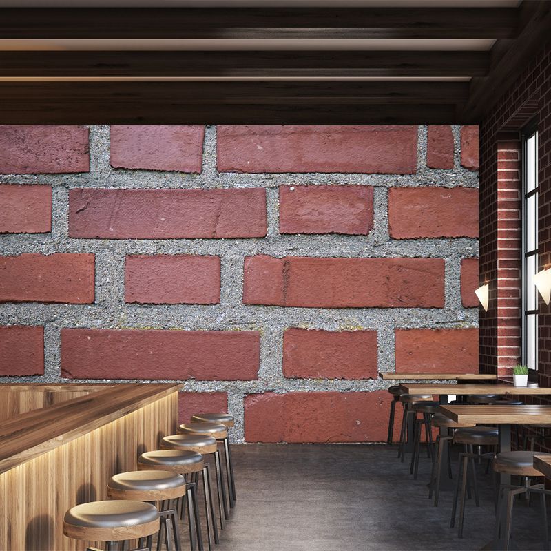 Bricks Pattern Brick Mural Wall Decal for Living Room, Made to Measure