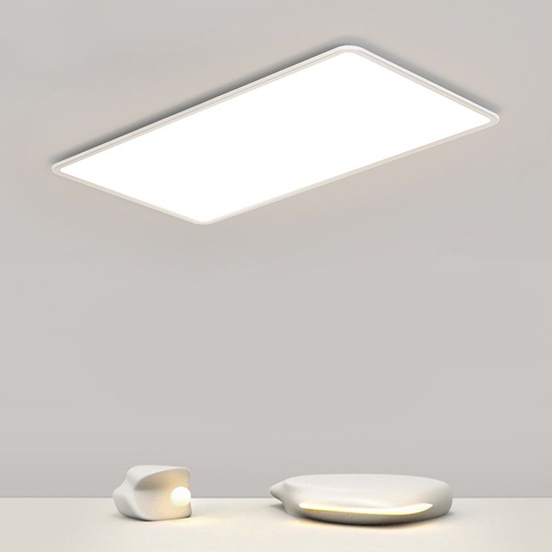 1 Light Geometric Flush Mount Simplicity Metal Flush Ceiling Light Fixture