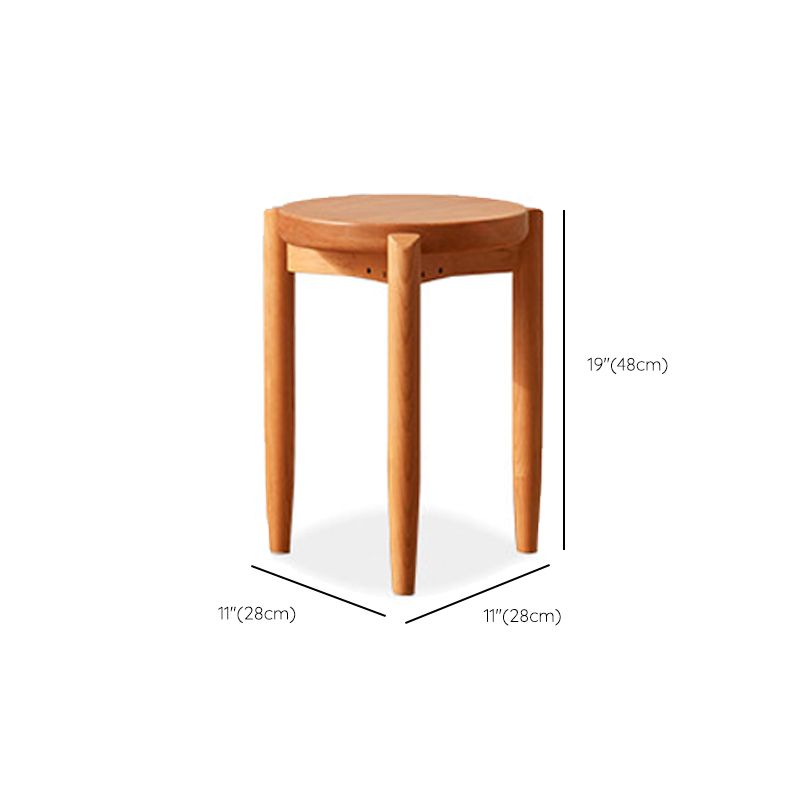 30.7" Wide Cherry Vanity Desk and Stool with Storage Drawers