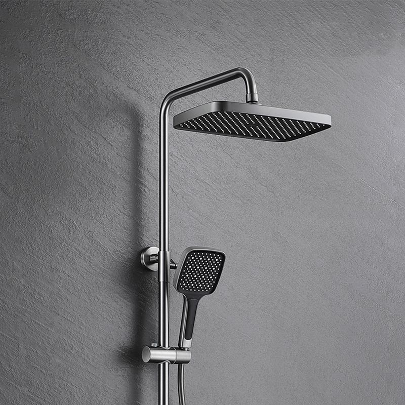 Valve Included Shower System Solid Color Dual Shower Head Shower Head Combo