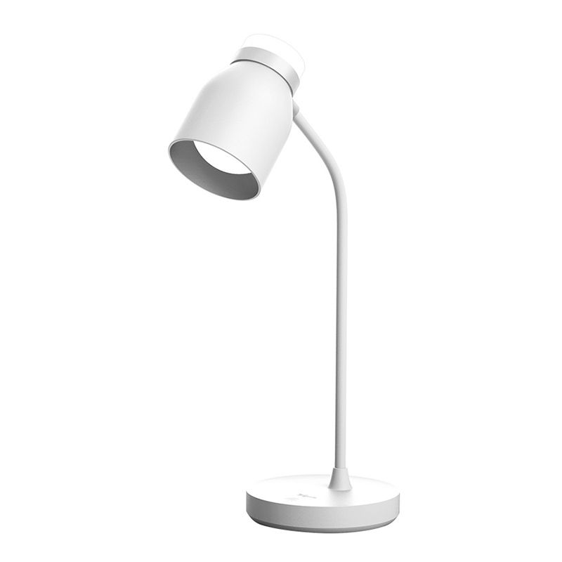 3-Gears Adjustable LED Table Lamp Warm White Light Nordic Macaroon Style Desk Light with Mini Night Light Design