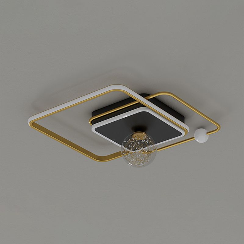 Gouden LED-plafondverlichtingsarmaturen Moderne inbouwplafondarmatuur voor woonkamer