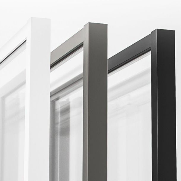 Semi Frameless Single Sliding Shower Door Tempered Glass Shower Door