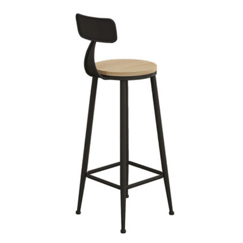 1/2/3 Pieces Industrial Bar Table and Stools Solid Wood and Metal Bar Table Set