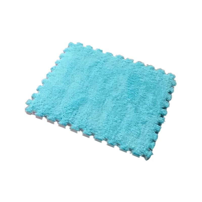 Fade Resistant Carpet Tile Solid Color Interlocking Carpet Floor Tile