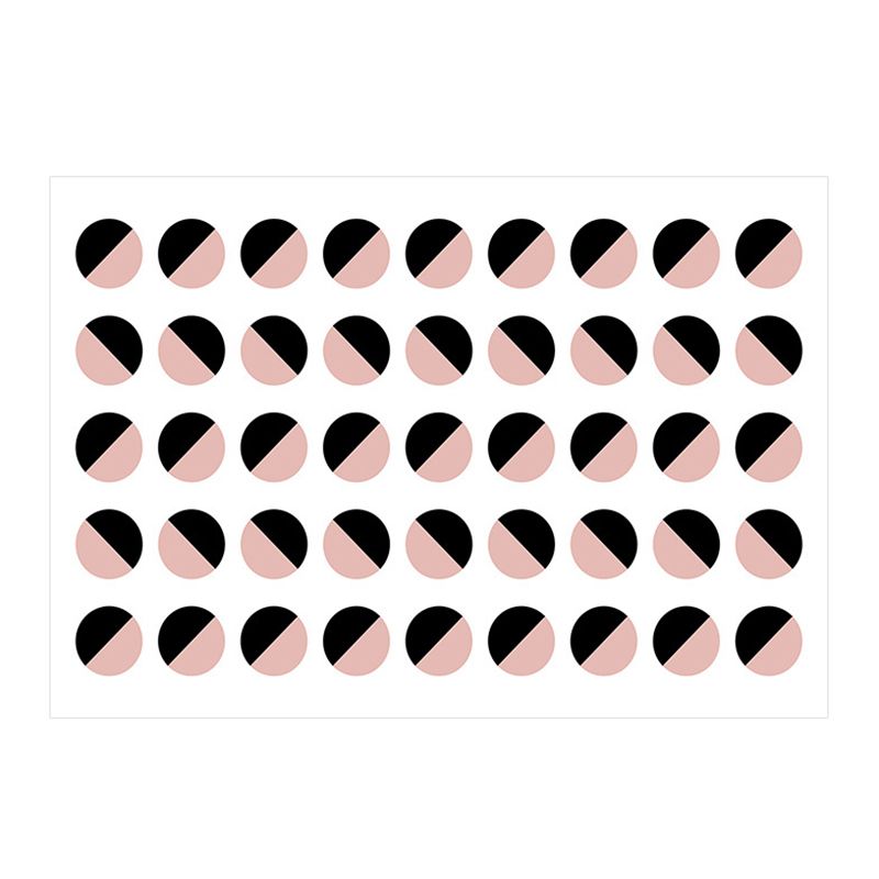 Apricot Square Grid Rug Polyester Modern Rug Stain Resistant Rug for Drawing Room