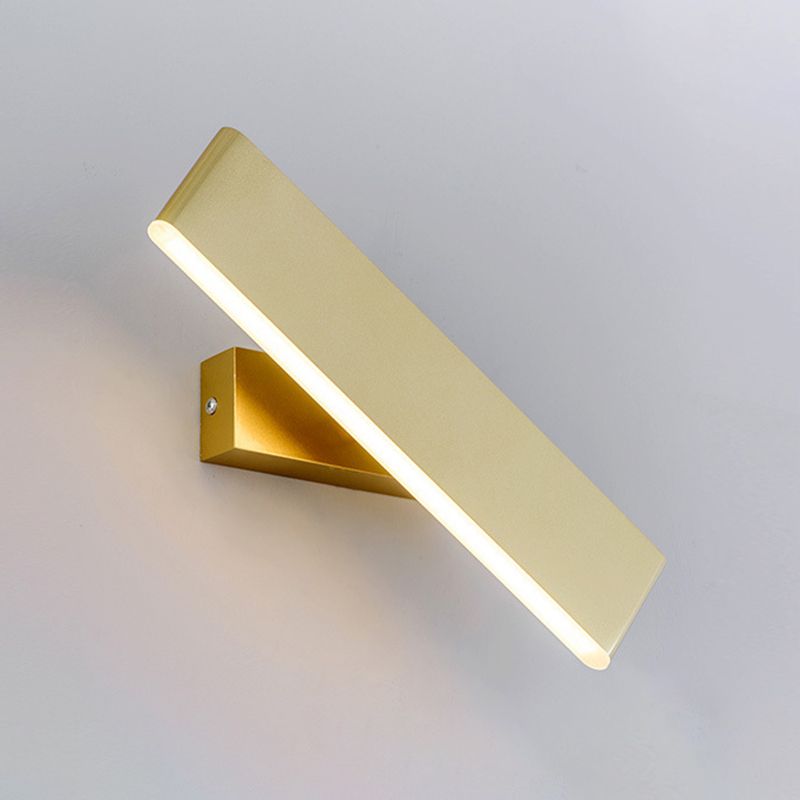 Acryl rechteckige LED -Wandlampe in moderner Einfachheit Aluminium Rotatable Wandleuchte für Schlafzimmer