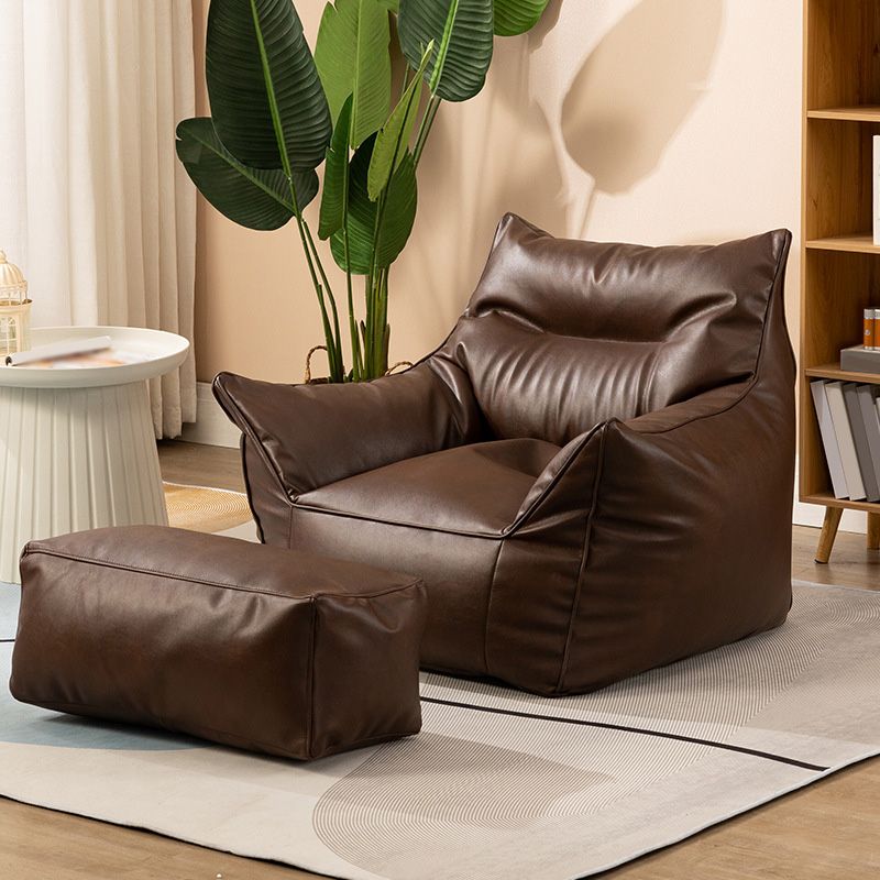 Faux Leather Chair 31.4" L x 31.4" W x 31.4" H Arms Included Chair