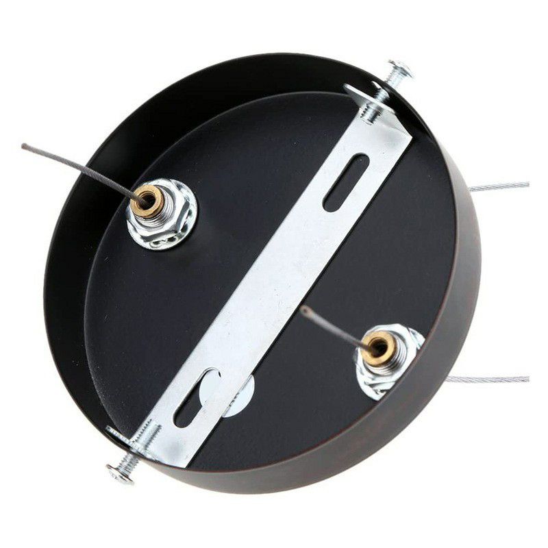 Lampada a ciondolo a tubo dritta Steampunk Lampada a soffitto a 5 teste di ferro in ruggine