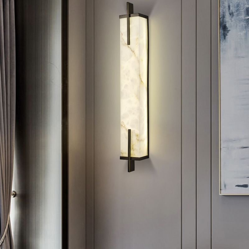 Contemporary Metal Wall Sconce Lighting Geometric Shape Wall Lamp for Living Room