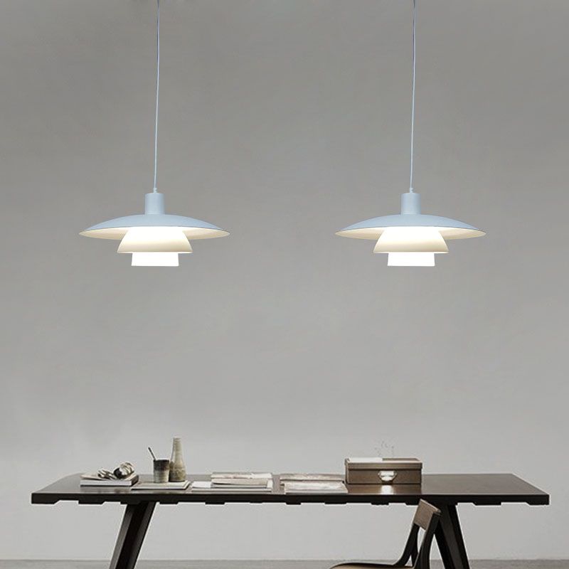 Moderne Einfachheit Metall Hanging Light Layers Design Bauernhaus Anhänger Licht für Esszimmer