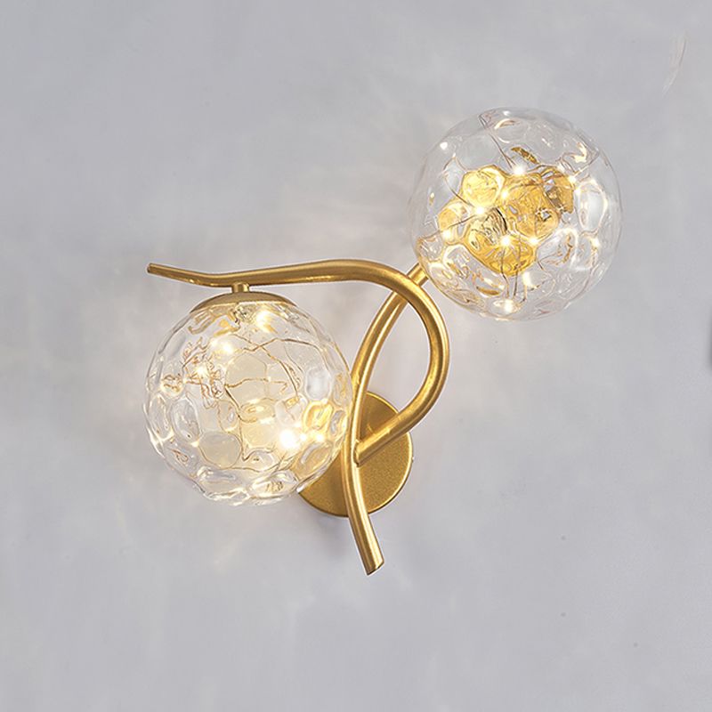 Kugelform Glaswand Licht moderner Stil 2 Leichter Wandhalterung Licht