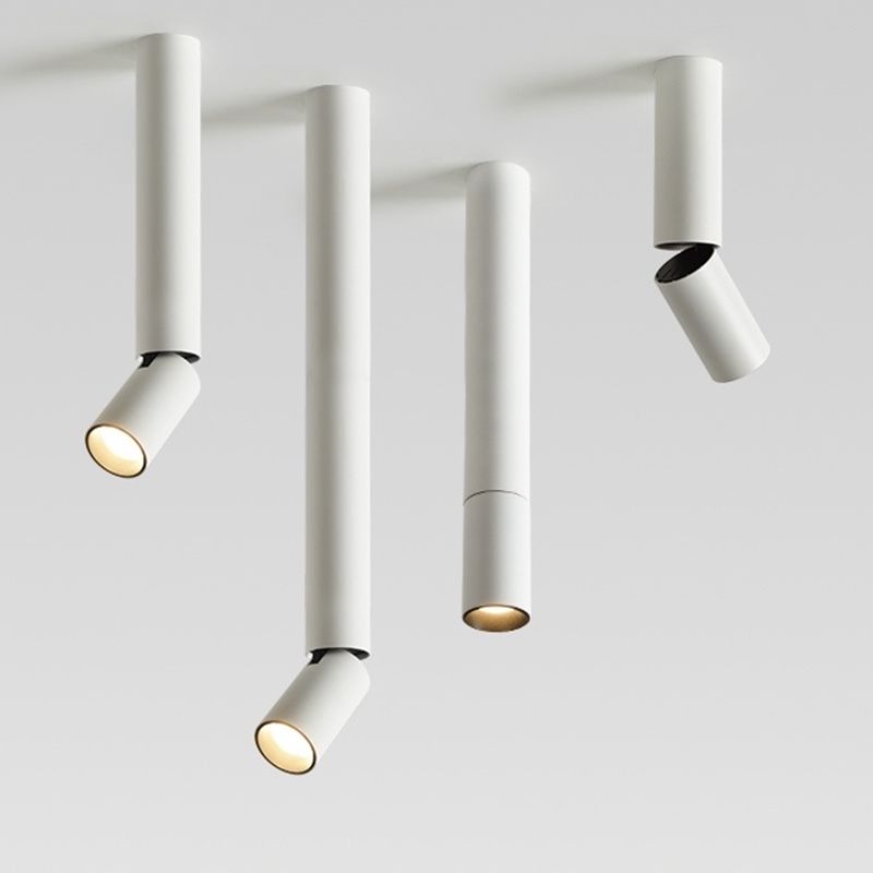 Pipe Shaped Kitchen Downlight Metal LED Simplicity Flush Mount Ceiling Light Fixture