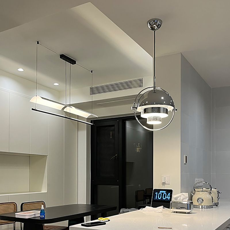 Éclairage de suspension géométrique de pendentif créatif pour le café Room Room